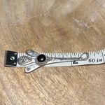 Sterling Silver Black Onyx 925  Drop Pendant Photo 13