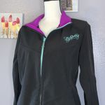 Zumiez Fly Racing black & purple fleece lined athletic winter jacket Photo 1