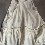 love on a hanger White Cotton Swiss Dot Lace Cami Tank Size L Boho Photo 6