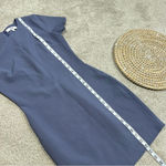 Likely Manhattan Mini Dress Bodycon Shortsleeve Crew Neck in Steel Blue Size 4 Photo 10
