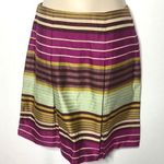 J. McLaughlin  multicolor stripe skirt 2 B9 Photo 0