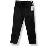 Revice Denim NWT Revice Ex-Boyfriend Jeans Black Distressed High Rise Ripped Size 31 Women Photo 2