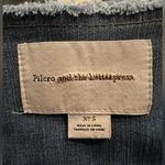Pilcro and the Letterpress  Ruffle Denim Jean Jacket Size Small Photo 8