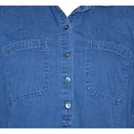 Old Navy  Blue Denim Chambray Pullover Short Mini Shirt Dress Size M Casual Photo 2