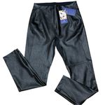 Honeylove Black Vegan Leather Legging –Faux Leather Ankle Zip Pants Medium NWT Photo 10