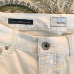 Ecru NWOT  White Sunset Crop Flare Jeans Photo 3