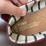 Toms Tom’s Burgundy Slip On Shoes Woman’s 7.5 Photo 3