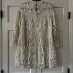 Ulla Johnson Albertine Dress Linen Lace Long Sleeve Pristine Guipure Size 2 XS Photo 11