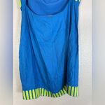 Mara Hoffman  2013 Embroidered Twill Cobalt Blue Strapless Mini Dress size 4 $297 Photo 13