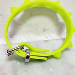 Christian Louboutin Authentic Neon Green / Yellow Loubilink Spiked Bracelet Photo 8