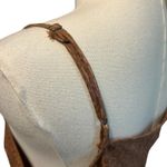 Jessica Simpson Slip Dress SZ L Maxi Adj Straps Copper Brown Leopard Lounge Wear Photo 6