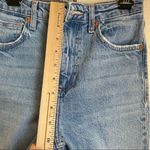 ZARA  Light Wash High Rise Skinny Distressed Jeans relaxed size‎ 2 Photo 7