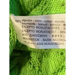 ZARA Rare Sleeveless Sweater Pearl Knit Stretch Cropped Tank Top S Green #3751 Photo 9