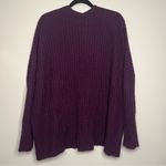 Wooden Ships  Open Front Purple Cardigan Size‎ M/L Photo 4
