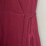 Lulus Women's Heart of Marigold Burgundy Wrap
Maxi Dress M Red Photo 7