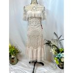 Mac Duggal Floral Embroidered Sheer Mesh Dress Blush 12 Photo 7