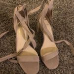 Lulus Mauve Suede Lace-up Heels Photo 4