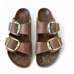 Birkenstock  Arizona Big Buckle Slide Sandal Women's Cognac size 42 Photo 4