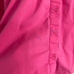 Lane Bryant Fuchsia Button Down Sleeveless Shirt Photo 4