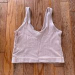 Urban Outfitters tan cream ribbed out from under  tank top Photo 5