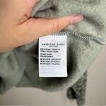 American Eagle  Leopard Print Turtle Neck Seafoam Green Sweater Size Small Photo 4