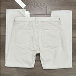 Vince  Union Slouch Cropped Corduroy Button Fly Straight Leg Pants Cream Size 0 Photo 5