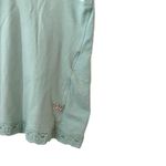 D&G  Vintage Dead-stock Y2K M Silk‎ Lace Trim Sleeveless V-Neck Cami Pale Green Photo 4