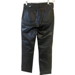 Kut From The Kloth Black Coated Reese Ankle Straight Pants Photo 9