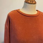 Wild Fable womens rust color sweatshirt tiered dress knee length size M Photo 1