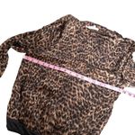 Good American NEW Sepia Leopard Faux Wrap Bodysuit Brown Black 1 or US Small Photo 13