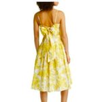 Eliza J Floral Print Cotton Bow Detail Sundress in Yellow Size 14 NWT Photo 15