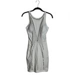 Bebe  Addiction Bodycon Mini Dress Studded Y2K Club Wear Party Size XS Photo 1