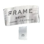 frame denim  Medium Blue Skinny Jeans Women’s‎ Size 25 Stretch Mid Wash Photo 2