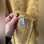 Aerie Whipstich Mustard Marled Open Front Cardigan Soft & Comfy Size Small EUC Photo 6