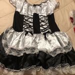 Sexy Maid Lingerie Black Size 3X Photo 0