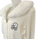 Dolls Kill x Hot Stuff Casper Friendlier Than Most White Faux Fur Cardigan Top Photo 6