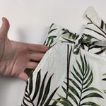 Joie  Palm Print Linen Blend Wide Leg Cropped Pant 4 Photo 2