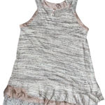 Free People  Gray and Pink Textured Top Photo 0