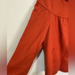 Lafayette 148 New York 100% Cashmere Jacket Loro Piana Burnt Orange Sz 6 Flaw Photo 2