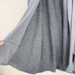 Maurice's  Gray Open Front Cardigan Sweater Long Sleeve Pockets Size L Photo 2
