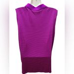 Nike  Purple Striped Golf Tour Performance Dri Fit Sleeveless Polo 2XL Athletic Photo 1