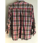 G.H. Bass plaid button down shirt sz XXL Red Photo 1