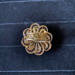 None Vintage metal flower ring Photo 1