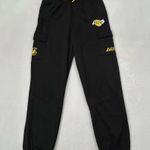 Nba Los Angeles LA Lakers Black Cargo Sweatpants Joggers Youth L/XL Or Men’s XS Photo 4