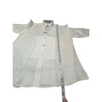 After Six After 6 Womans White Waitress tuxedo blouse Sz 14 NWT Photo 6