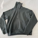 Spanx Air Essentials Half Zip Pullover Sweatshirt Olive GreenXS Photo 10