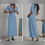 Anthropologie Dolan 3/4 sleeve button down maxi dress Photo 1