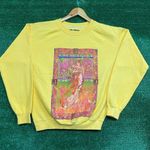 Janis Joplin Avalon Ballroom 1967 Crewneck Sweater Size S/M Yellow Size M Photo 0