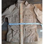 Kensie  Jeans M Tan Khaki Utility Military Jacket Photo 5