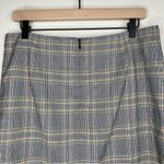1. State  gray yellow glen plaid mini pencil skirt 10 Photo 3